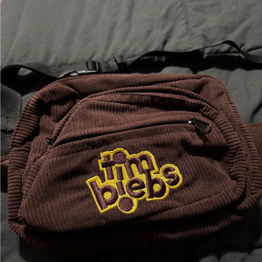 TimBiebs Brown Corduroy Fanny Pack